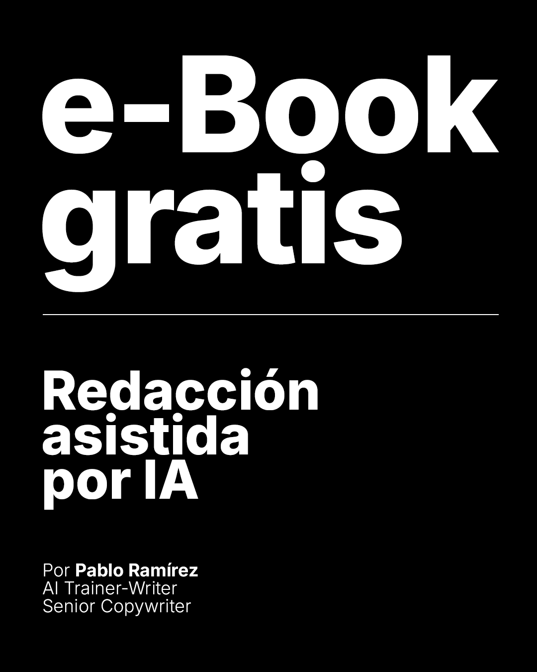 Curso "Redacción Asistida por IA" e-Learning + Pack e-books gratis